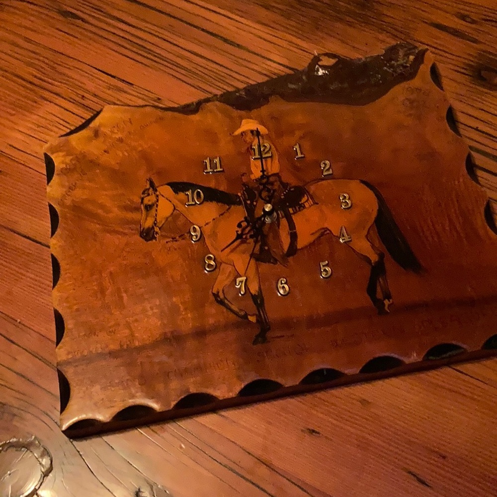 Vintage Western clock